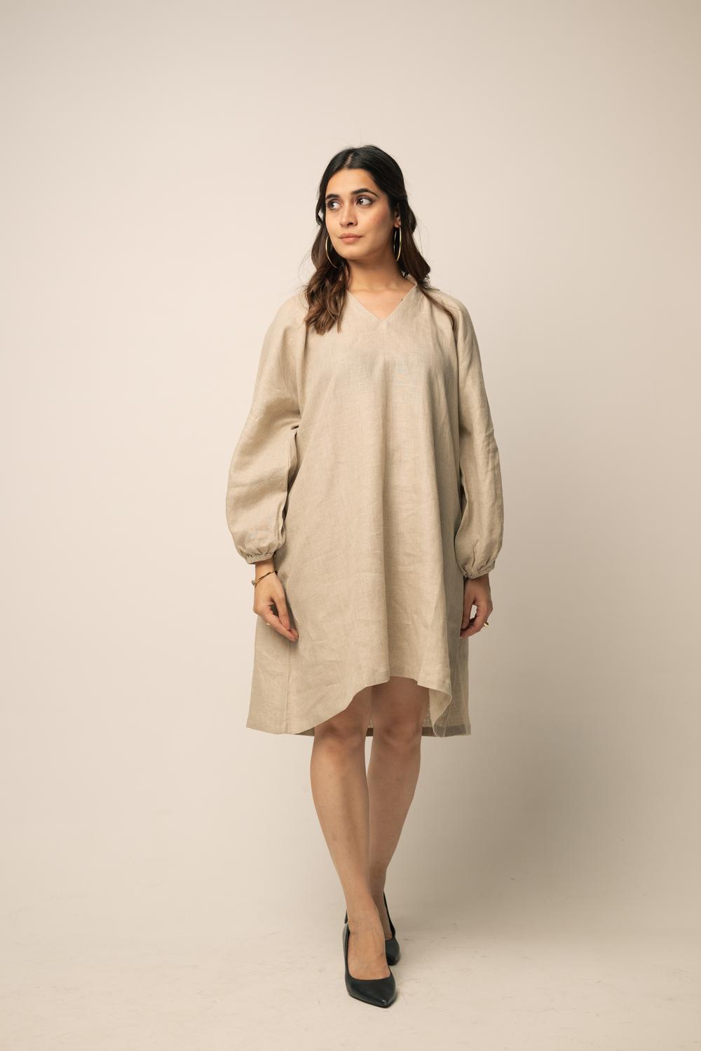 Isola Linen Dress