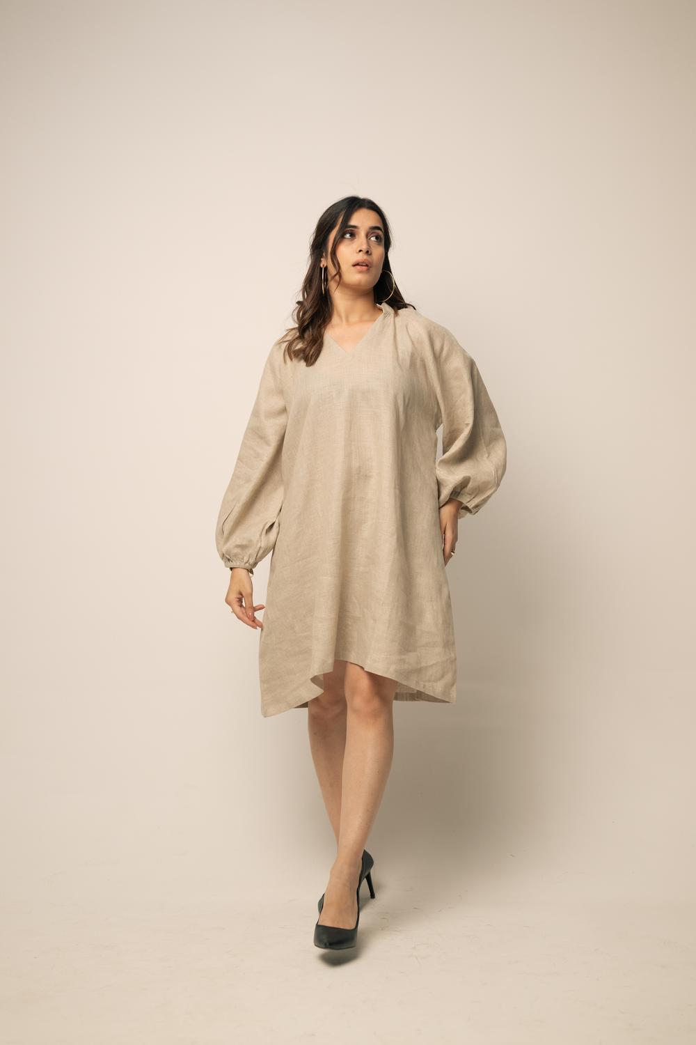 Isola Linen Dress