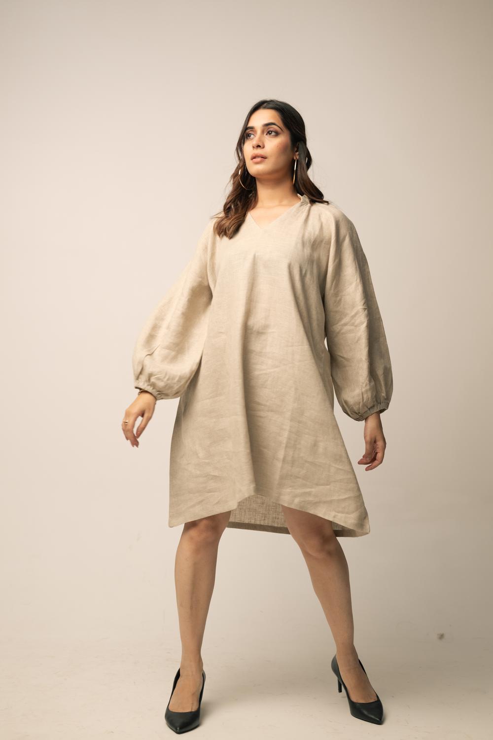 Isola Linen Dress