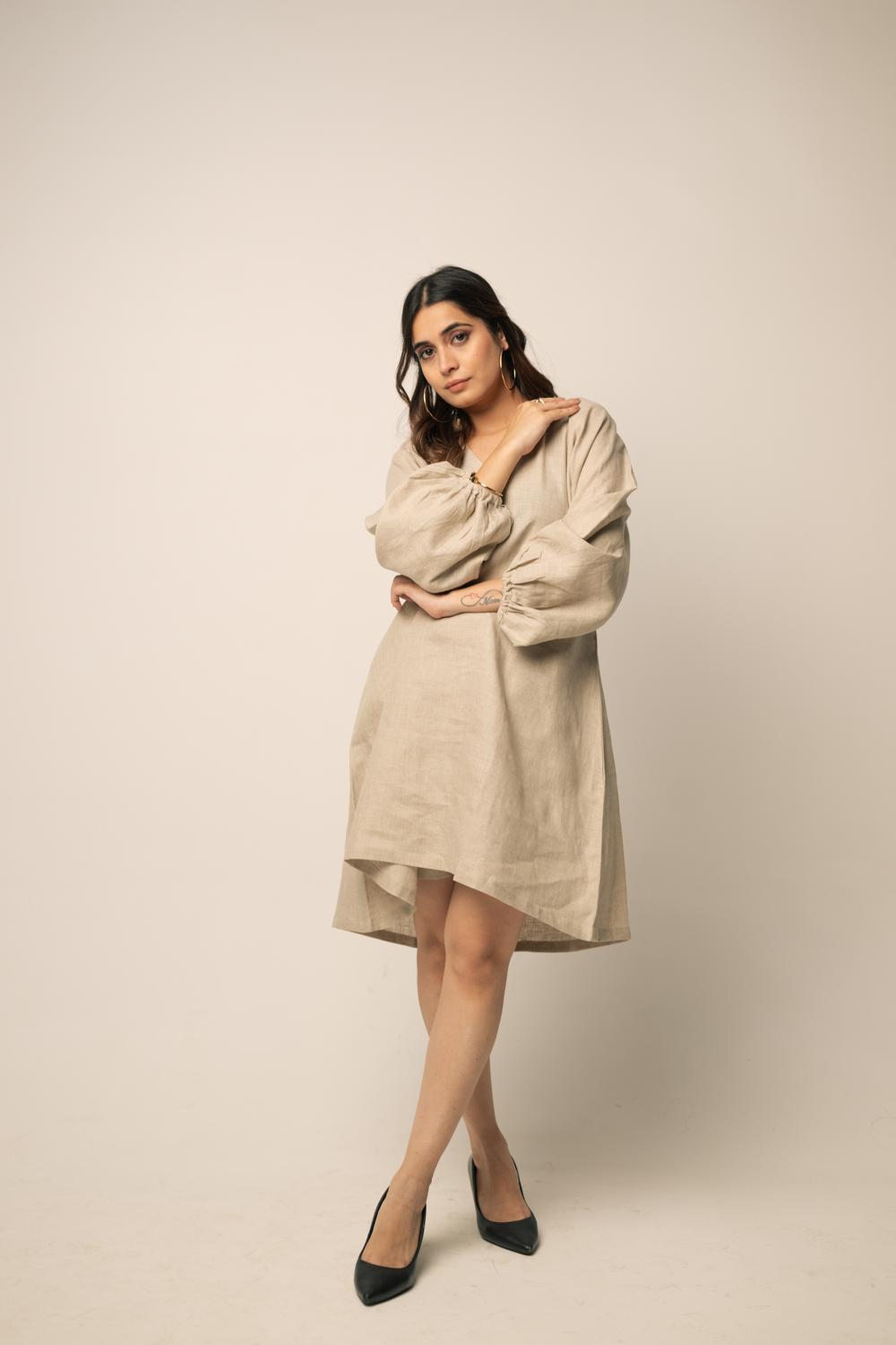 Isola Linen Dress