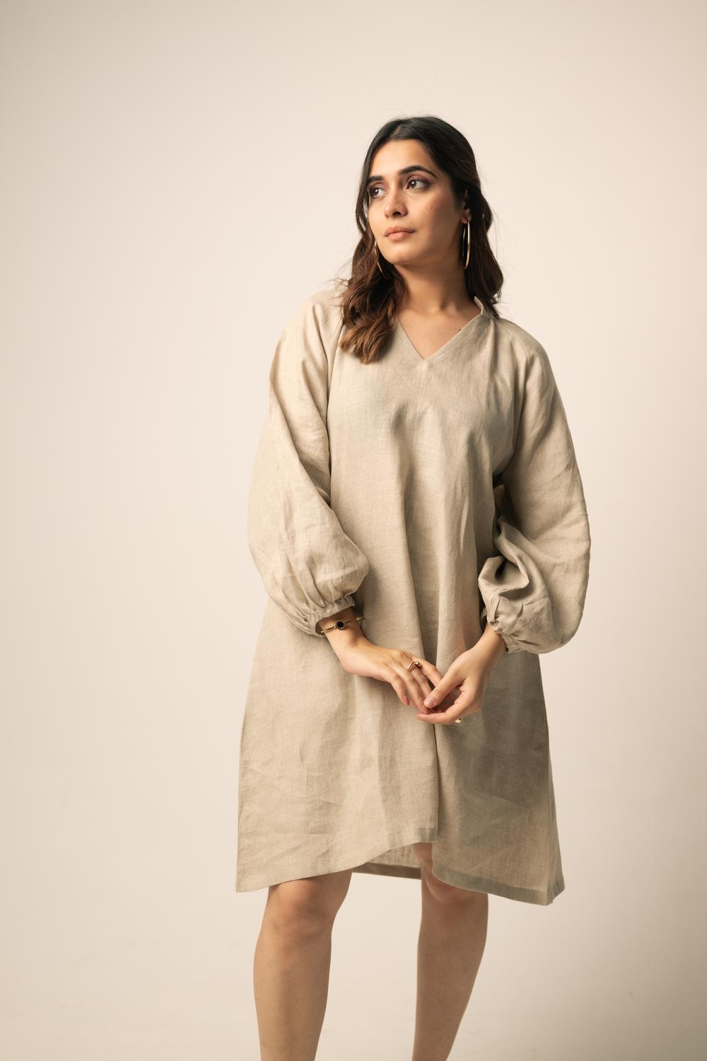 Isola Linen Dress