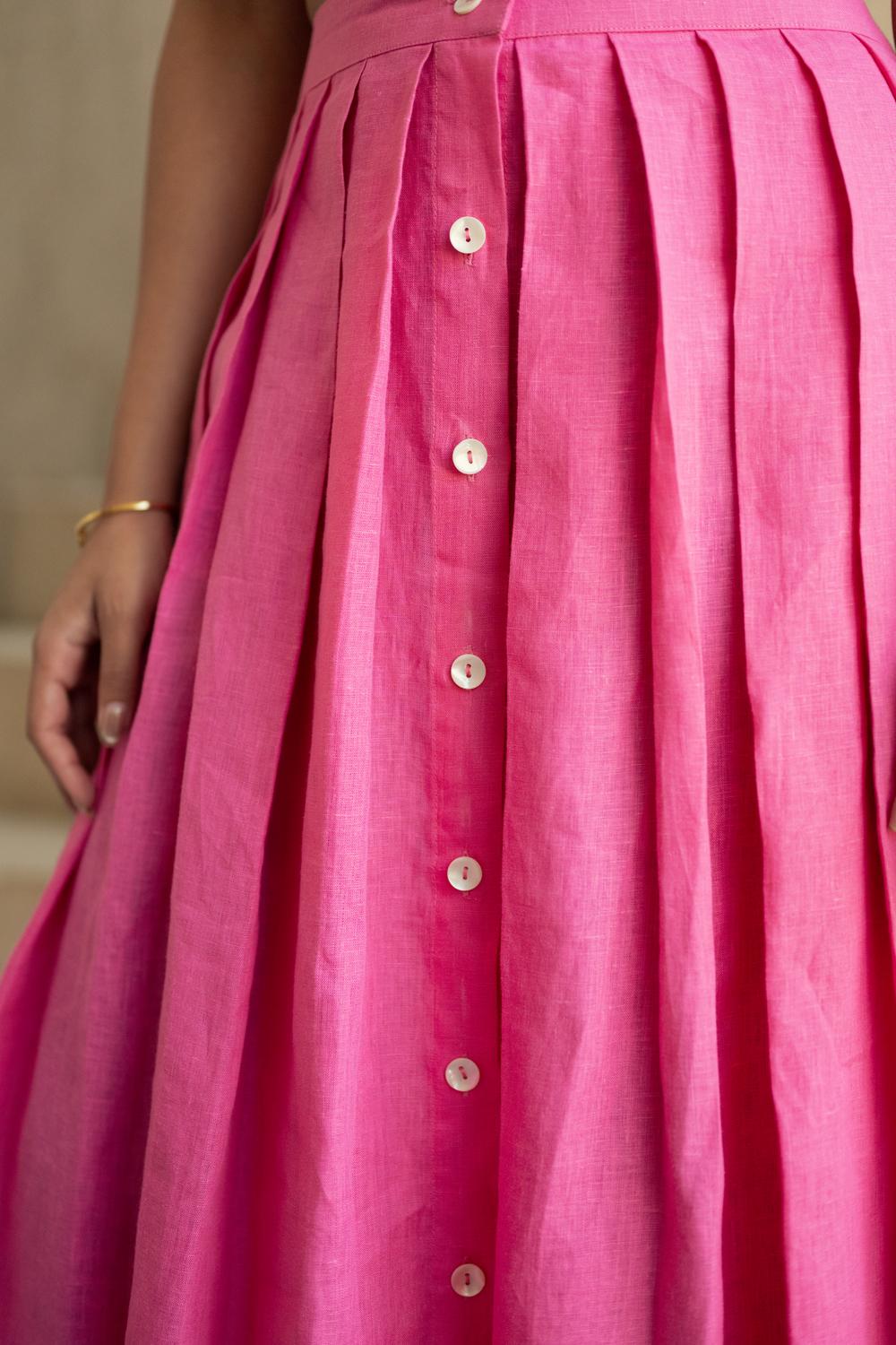 Portofino Buttoned Skirt