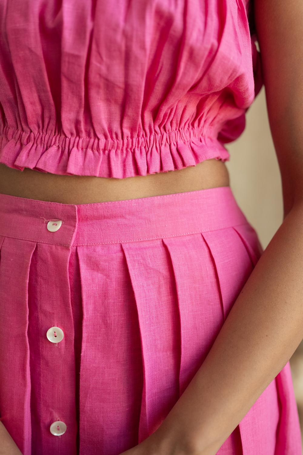 Portofino Buttoned Skirt